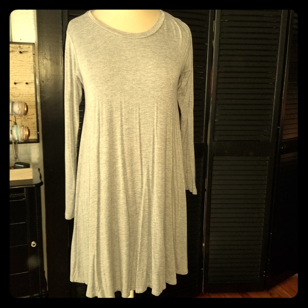 Gray Vestique Dress